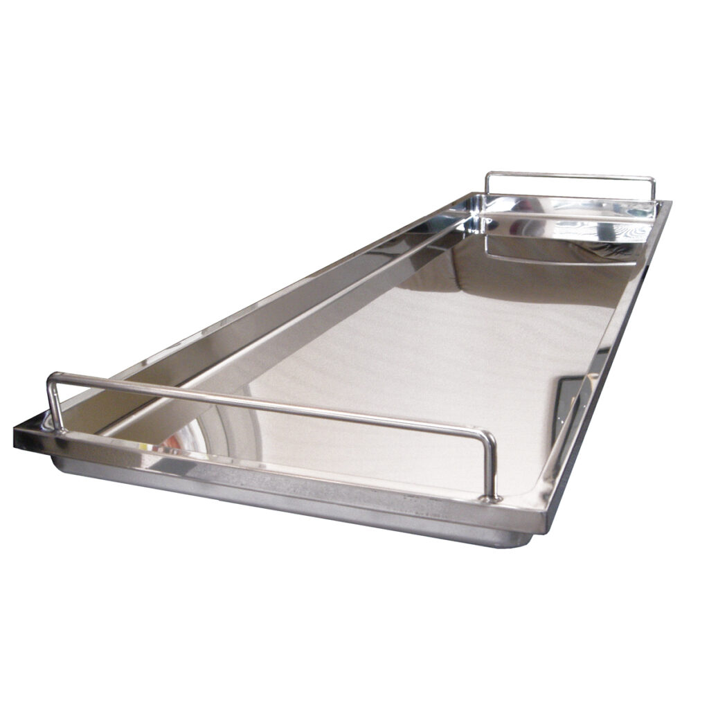 ステンレストレイ 2グリップ 2000x600x60 ASUT-G2