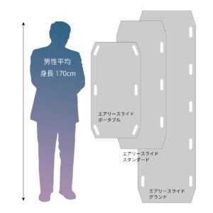 エアリースライド　サイズ比較