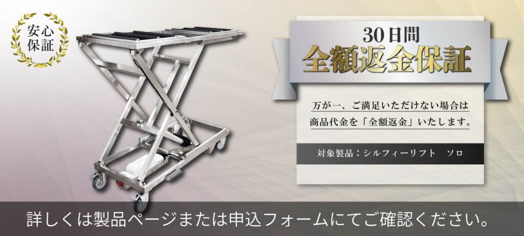 30日全額返金保証