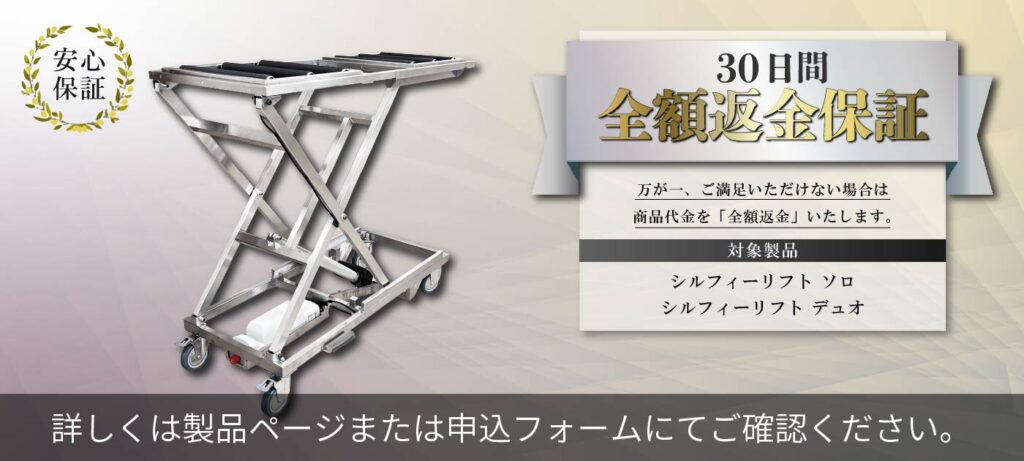 30日全額返金保証